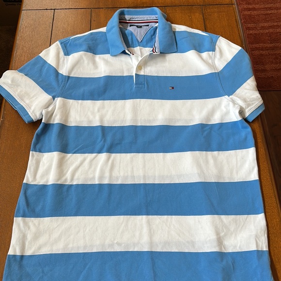 Men’s Hilfiger Stipe Polo - Picture 5 of 6